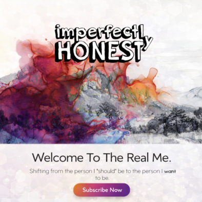 Imperfectly Honest gradient button tone